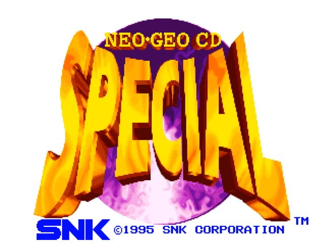NEO GEO CD Special title screen for Neo Geo CD